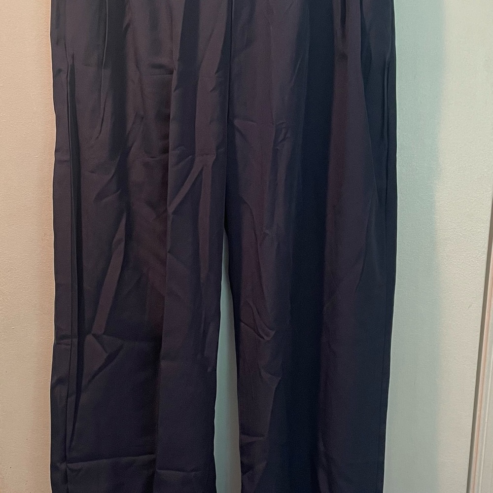 ALO Yoga Women's Suit Up Wide Leg Pants in Navy - Picture 4 of 7